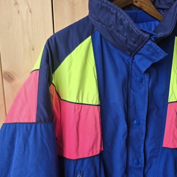 Actionwest Skiwear Vintage 90s Winter Ski Snow Jacket Womens Size 18 - Picture 6 of 15